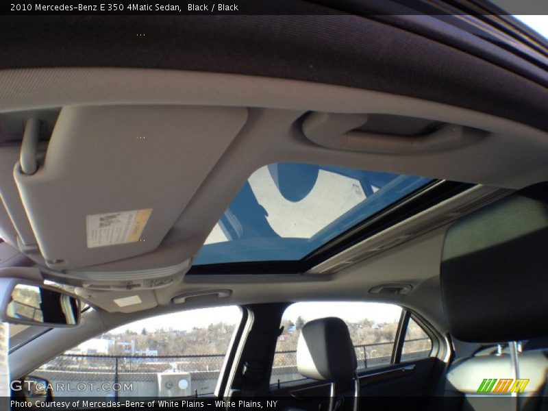 Black / Black 2010 Mercedes-Benz E 350 4Matic Sedan