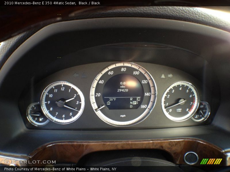 Black / Black 2010 Mercedes-Benz E 350 4Matic Sedan