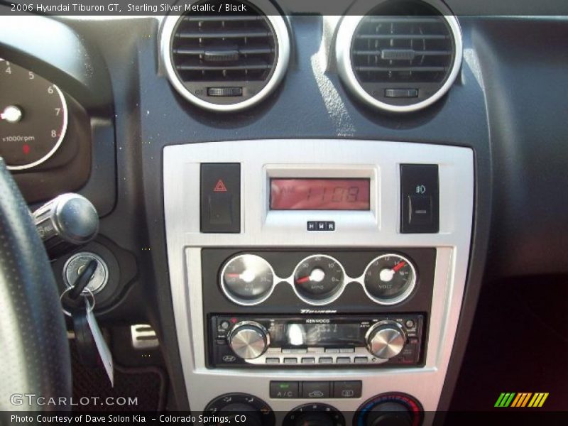 Sterling Silver Metallic / Black 2006 Hyundai Tiburon GT