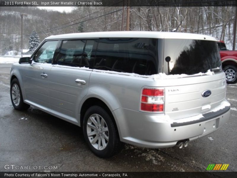 Ingot Silver Metallic / Charcoal Black 2011 Ford Flex SEL