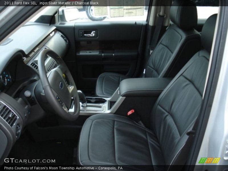Ingot Silver Metallic / Charcoal Black 2011 Ford Flex SEL