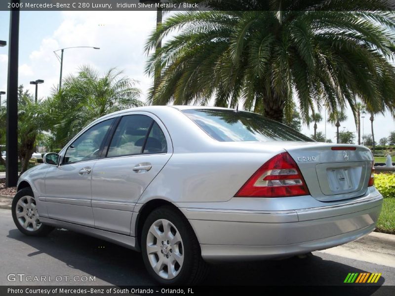 Iridium Silver Metallic / Black 2006 Mercedes-Benz C 280 Luxury