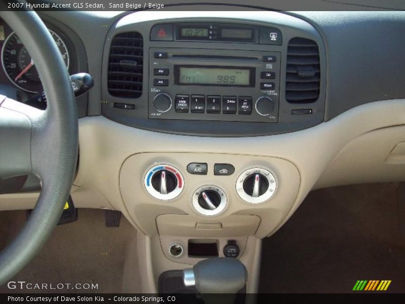 Sand Beige / Beige 2007 Hyundai Accent GLS Sedan