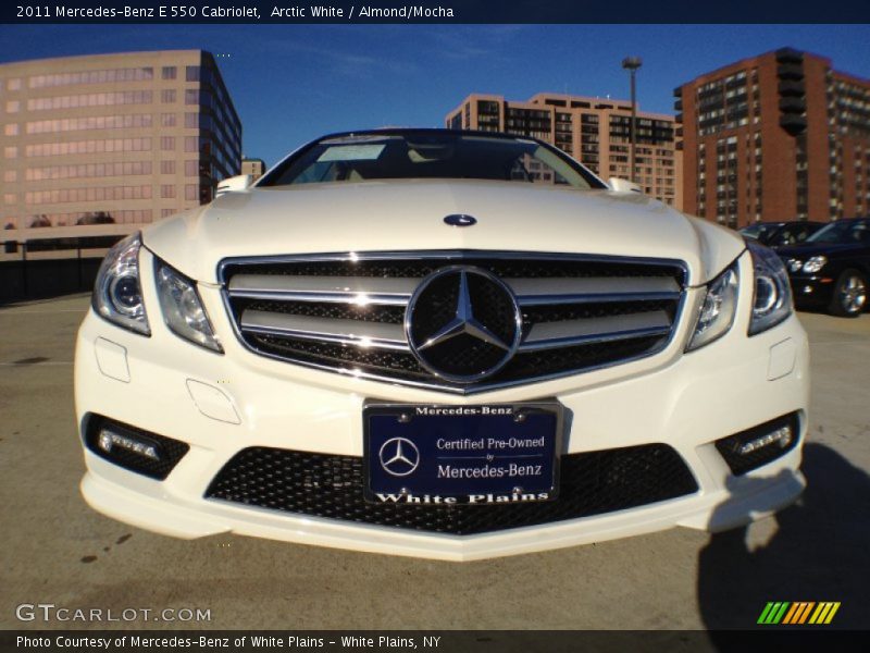 Arctic White / Almond/Mocha 2011 Mercedes-Benz E 550 Cabriolet