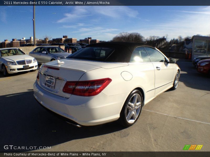 Arctic White / Almond/Mocha 2011 Mercedes-Benz E 550 Cabriolet