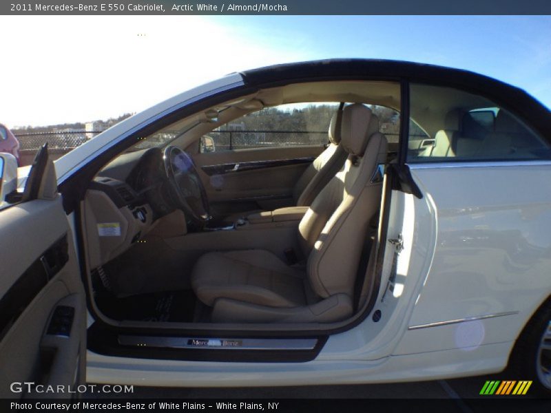 Arctic White / Almond/Mocha 2011 Mercedes-Benz E 550 Cabriolet