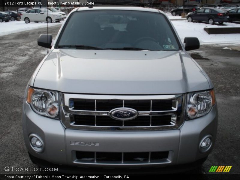 Ingot Silver Metallic / Stone 2012 Ford Escape XLT