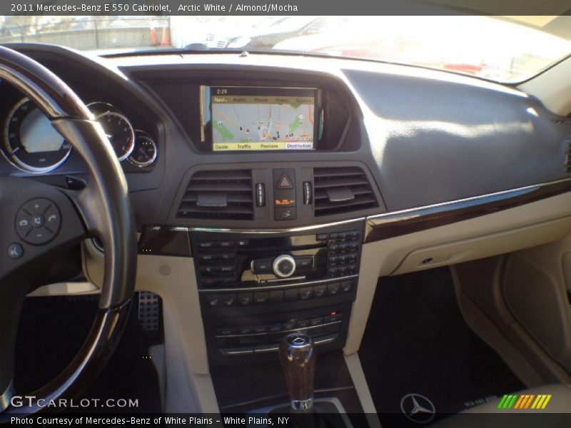 Arctic White / Almond/Mocha 2011 Mercedes-Benz E 550 Cabriolet