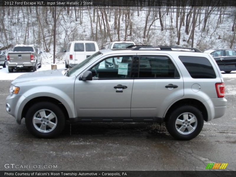 Ingot Silver Metallic / Stone 2012 Ford Escape XLT