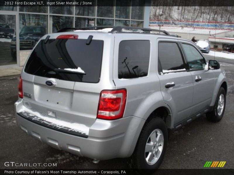 Ingot Silver Metallic / Stone 2012 Ford Escape XLT