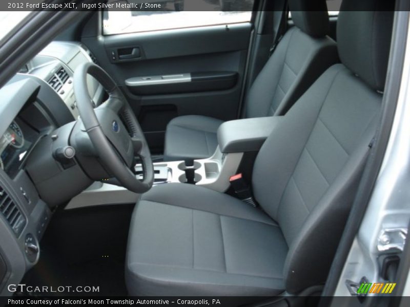 Ingot Silver Metallic / Stone 2012 Ford Escape XLT