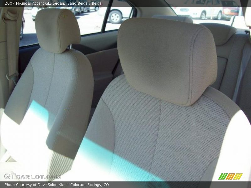 Sand Beige / Beige 2007 Hyundai Accent GLS Sedan