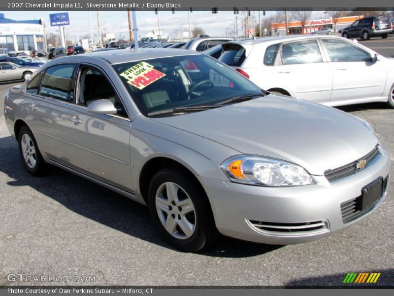Silverstone Metallic / Ebony Black 2007 Chevrolet Impala LS