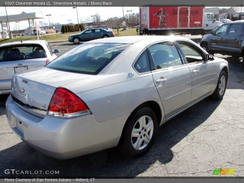Silverstone Metallic / Ebony Black 2007 Chevrolet Impala LS