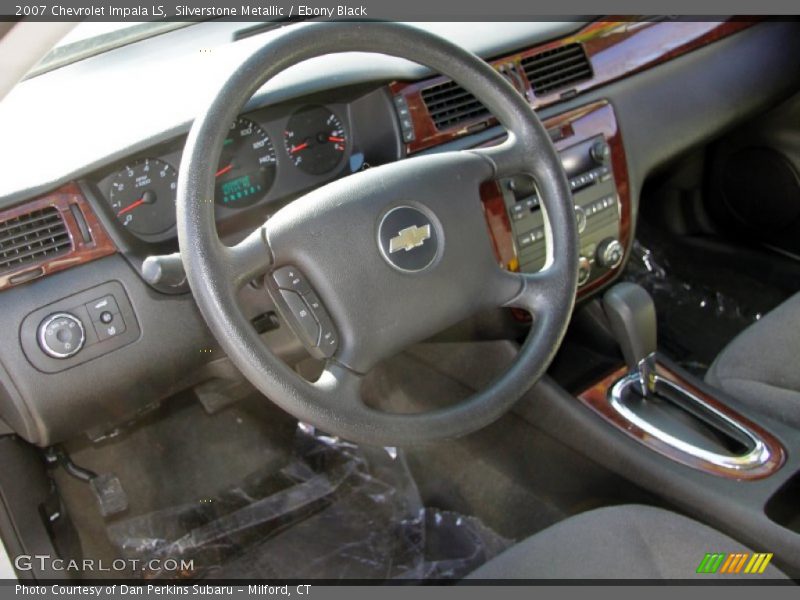 Silverstone Metallic / Ebony Black 2007 Chevrolet Impala LS