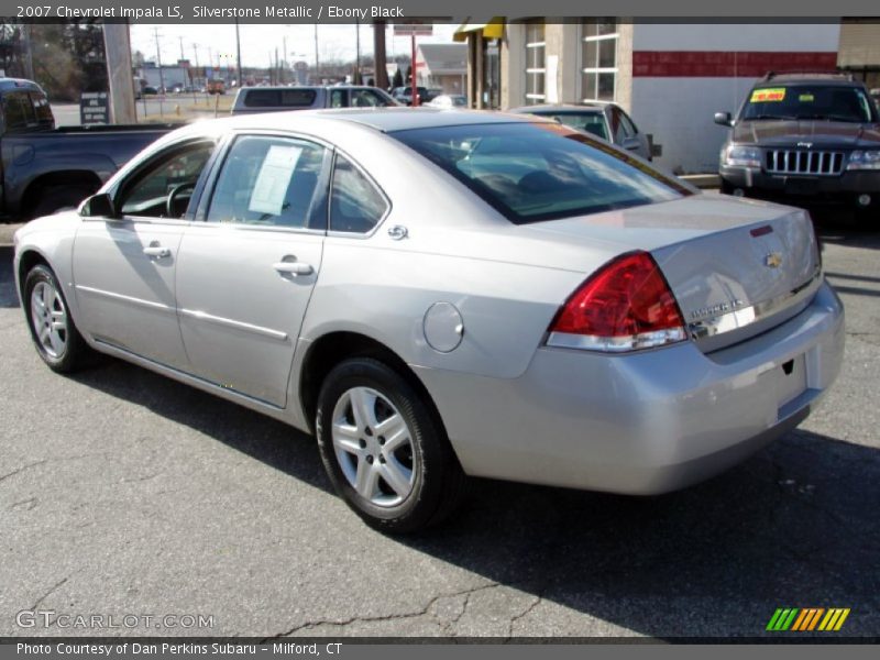 Silverstone Metallic / Ebony Black 2007 Chevrolet Impala LS