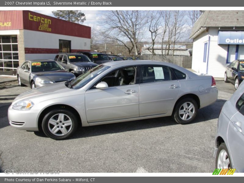 Silverstone Metallic / Ebony Black 2007 Chevrolet Impala LS