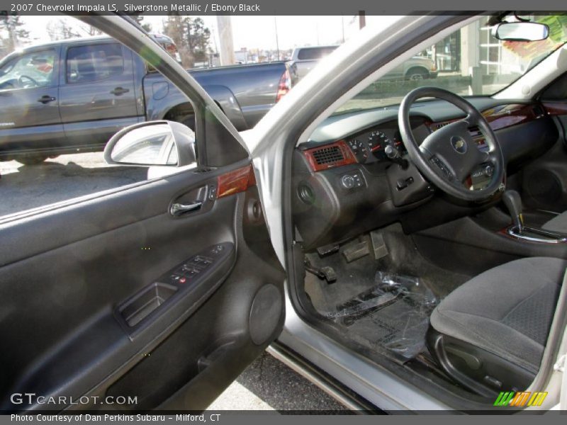 Silverstone Metallic / Ebony Black 2007 Chevrolet Impala LS