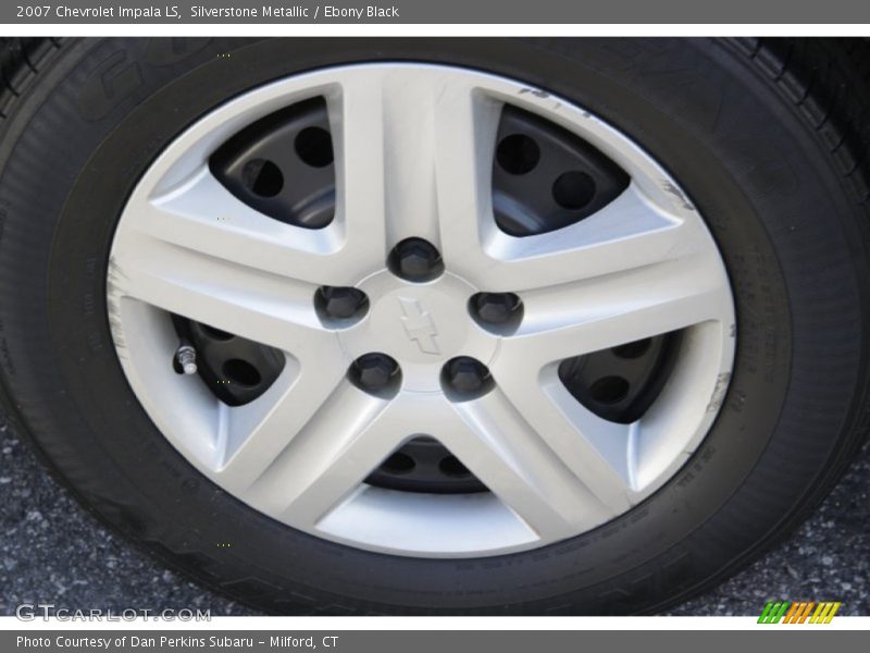 Silverstone Metallic / Ebony Black 2007 Chevrolet Impala LS