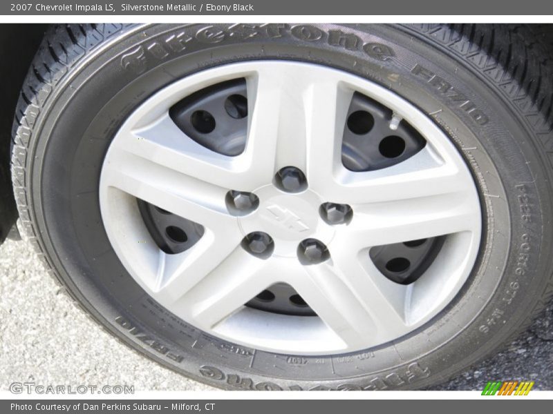 Silverstone Metallic / Ebony Black 2007 Chevrolet Impala LS