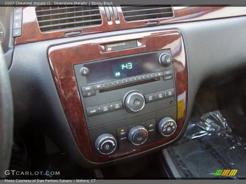 Silverstone Metallic / Ebony Black 2007 Chevrolet Impala LS