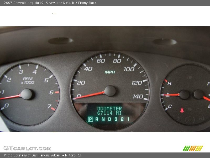 Silverstone Metallic / Ebony Black 2007 Chevrolet Impala LS