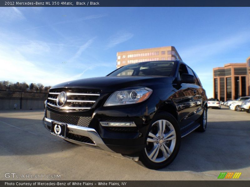 Black / Black 2012 Mercedes-Benz ML 350 4Matic
