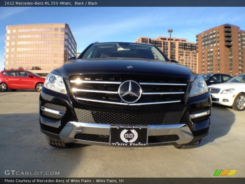 Black / Black 2012 Mercedes-Benz ML 350 4Matic