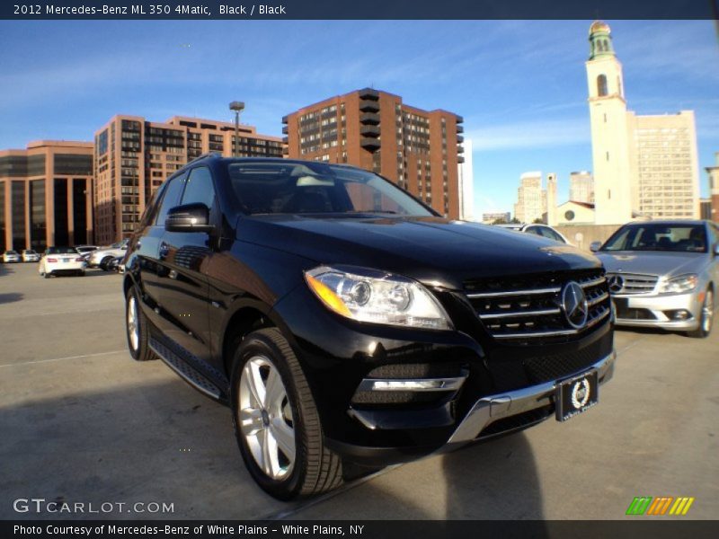 Black / Black 2012 Mercedes-Benz ML 350 4Matic