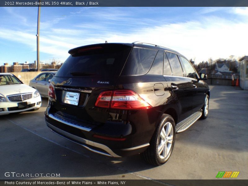 Black / Black 2012 Mercedes-Benz ML 350 4Matic