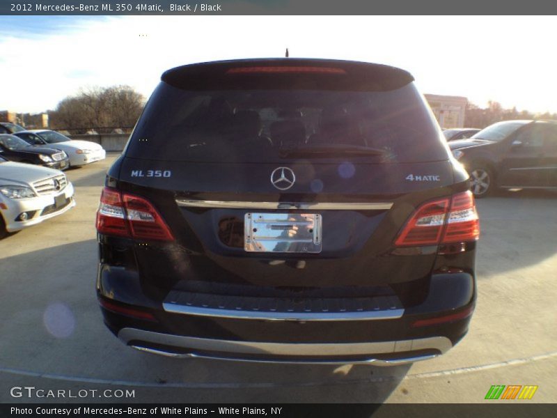 Black / Black 2012 Mercedes-Benz ML 350 4Matic