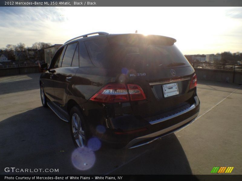 Black / Black 2012 Mercedes-Benz ML 350 4Matic