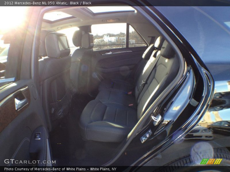 Black / Black 2012 Mercedes-Benz ML 350 4Matic