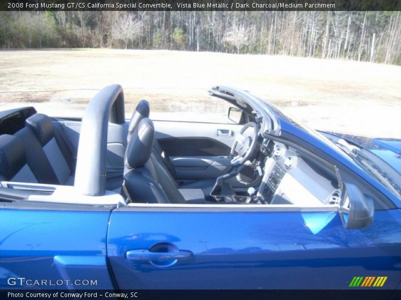 Vista Blue Metallic / Dark Charcoal/Medium Parchment 2008 Ford Mustang GT/CS California Special Convertible