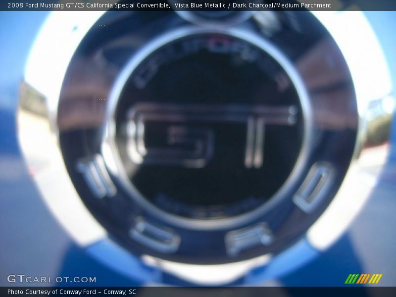 Vista Blue Metallic / Dark Charcoal/Medium Parchment 2008 Ford Mustang GT/CS California Special Convertible