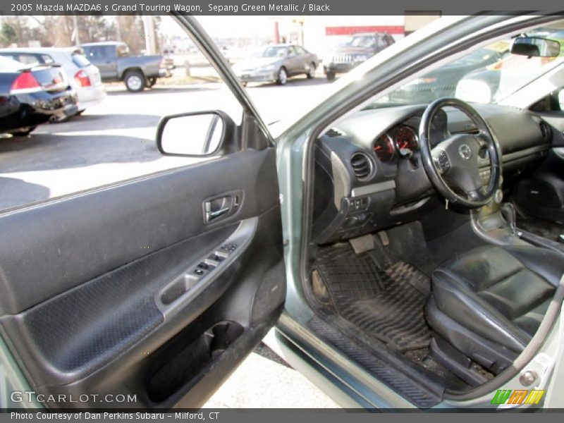 Sepang Green Metallic / Black 2005 Mazda MAZDA6 s Grand Touring Wagon