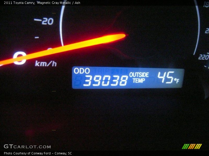 Magnetic Gray Metallic / Ash 2011 Toyota Camry