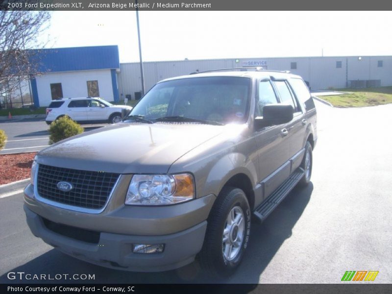 Arizona Beige Metallic / Medium Parchment 2003 Ford Expedition XLT