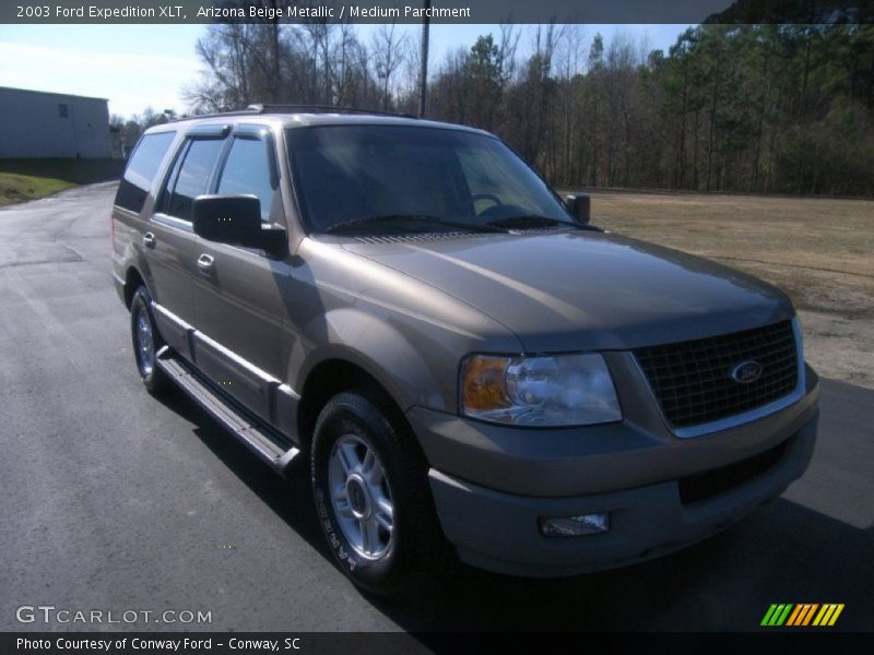 Arizona Beige Metallic / Medium Parchment 2003 Ford Expedition XLT