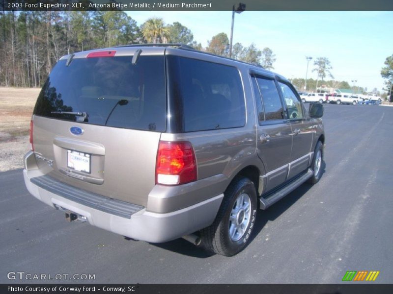 Arizona Beige Metallic / Medium Parchment 2003 Ford Expedition XLT