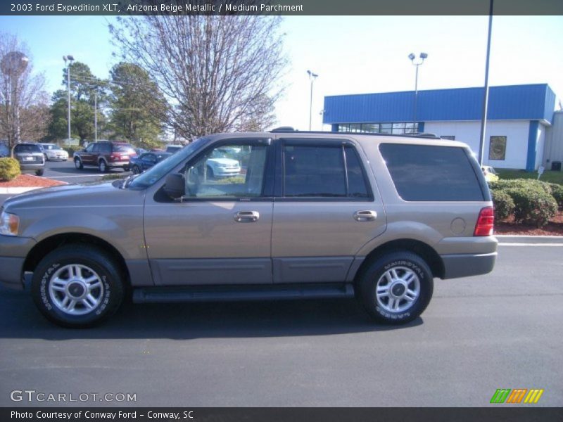 Arizona Beige Metallic / Medium Parchment 2003 Ford Expedition XLT