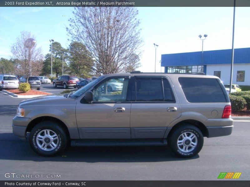 Arizona Beige Metallic / Medium Parchment 2003 Ford Expedition XLT
