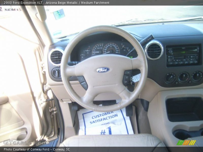 Arizona Beige Metallic / Medium Parchment 2003 Ford Expedition XLT