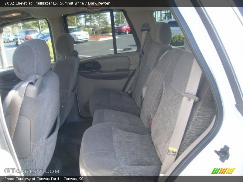 Summit White / Dark Pewter 2002 Chevrolet TrailBlazer LS