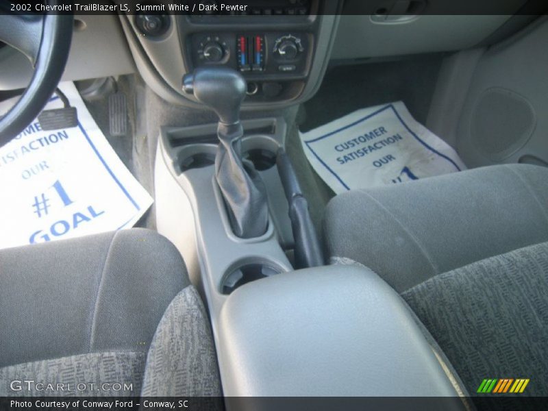 Summit White / Dark Pewter 2002 Chevrolet TrailBlazer LS