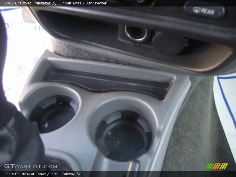 Summit White / Dark Pewter 2002 Chevrolet TrailBlazer LS