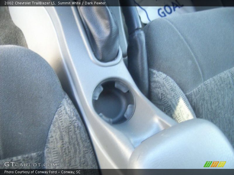 Summit White / Dark Pewter 2002 Chevrolet TrailBlazer LS