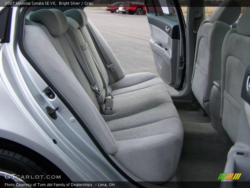 Bright Silver / Gray 2007 Hyundai Sonata SE V6