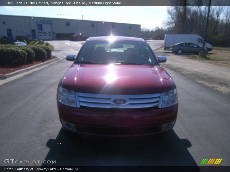 Sangria Red Metallic / Medium Light Stone 2009 Ford Taurus Limited