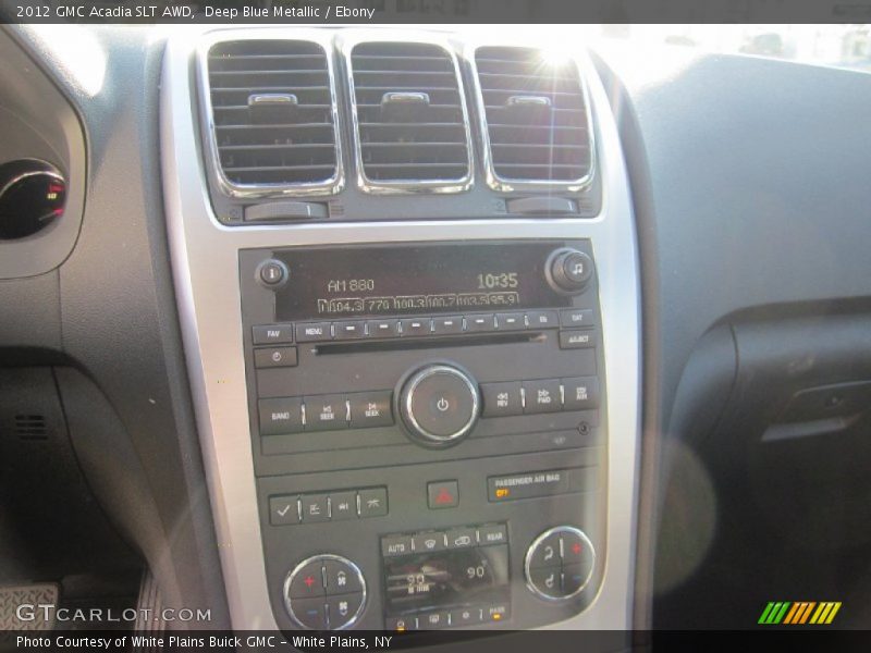 Deep Blue Metallic / Ebony 2012 GMC Acadia SLT AWD